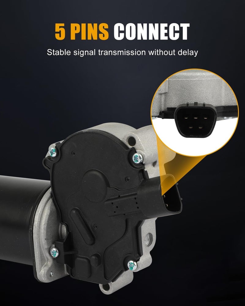 ROADFAR Front Windshield Wiper Motor Replacement for 2008-2022 For Toyota For Sequoia,2007-2021 For Toyota For Tundra 85110-0C030 85110-AA040 85110-AC010 43-2059 5 Pins - Image 5